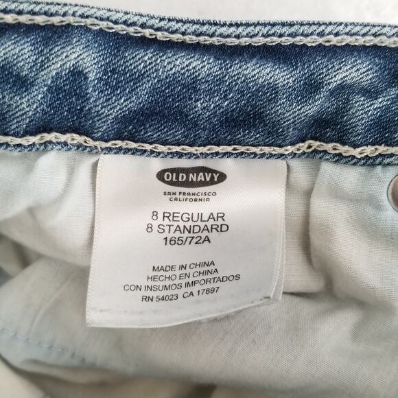 Old Navy Women's Straight Droit Jeans, Size 8 - Picture 4 of 11